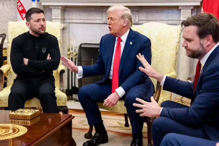 Trump and Vance Clash with Zelenskyy Over U.S. Support for Ukraine