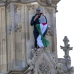 Man Scales Big Ben’s Elizabeth Tower in Shocking 16-Hour Protest Before Arrest