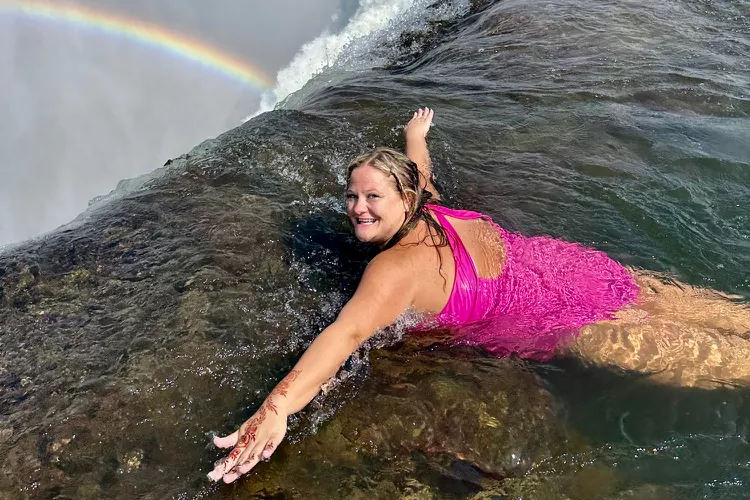 Held by Strangers at the Edge of a 320-Foot Waterfall: One Woman’s Terrifying, Once-in-a-Lifetime Adventure