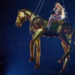 Beyoncé Swaps Broken Car for Dazzling Gold Horse in Epic Cowboy Carter Show Twist